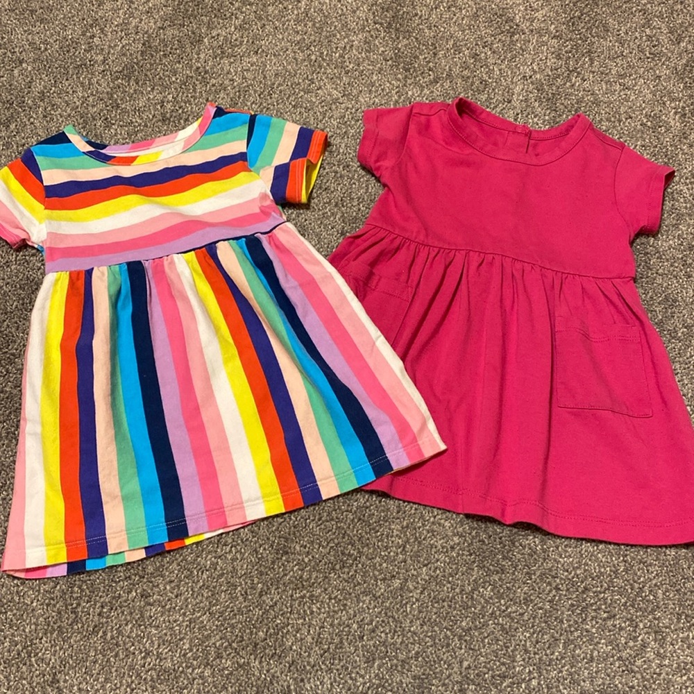 Toddler girl dresses size 12-18m and 18m
